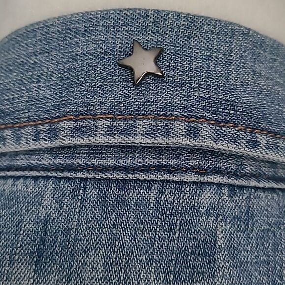 Handmade Vintage Upcycled Kantha & Denim Shacket - THE BLACK CROWES - Picture 6 of 9